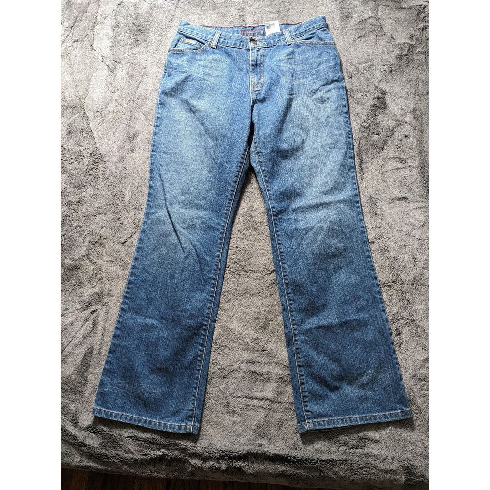 Eddie Bauer Straight Leg Women's Jeans Size 12 Regular Medium Wash